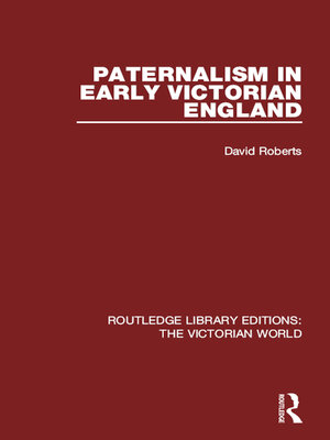 cover image of Paternalism in Early Victorian England